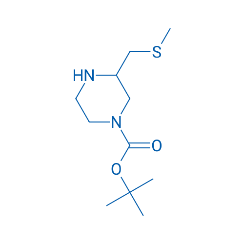 tert-Butyl 3-((methylthio)methyl)piperazine-1-carboxylate 1g