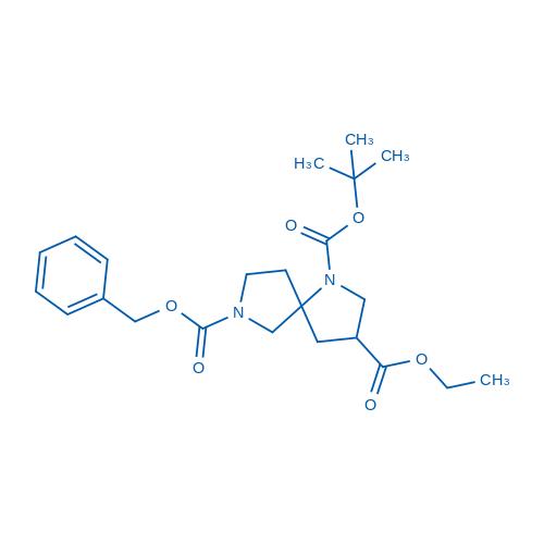 7-BENZYL 1-(TERT-BUTYL) 3-ETHYL 1,7-DIAZASPIRO[4.4]NONANE-1,3,7-TRICARBOXYLATE 250mg