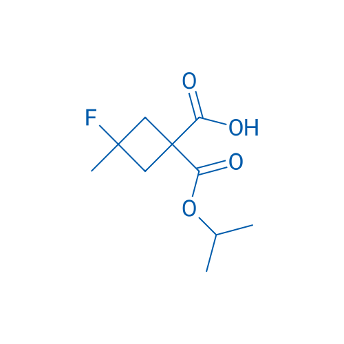 3-FLUORO-1-(ISOPROPOXYCARBONYL)-3-METHYLCYCLOBUTANE-1-CARBOXYLIC ACID 250mg