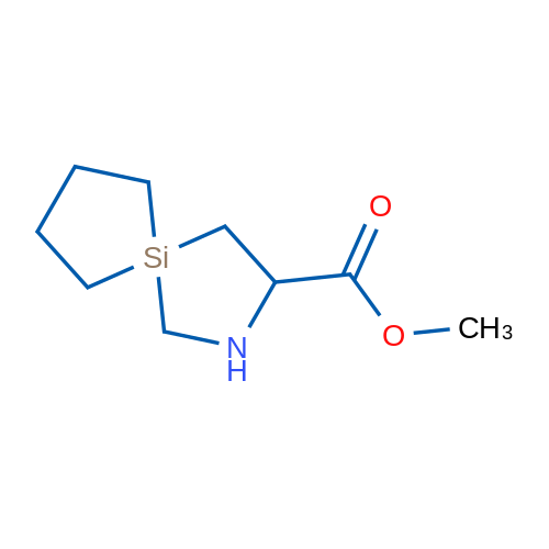 Methyl 2-aza-5-silaspiro[4.4]nonane-3-carboxylate 1g