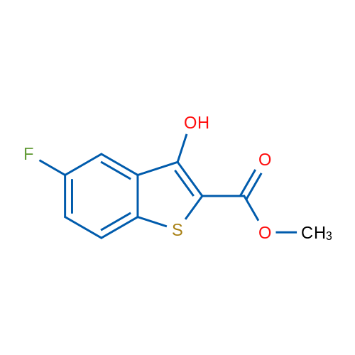 Methyl 5-fluoro-3-hydroxybenzo[b]thiophene-2-carboxylate 1g