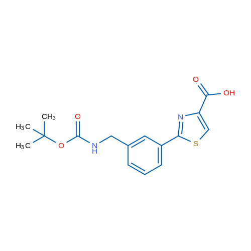 2-[3-({[(tert-butoxy)carbonyl]amino}methyl)phenyl]-1,3-thiazole-4-carboxylic acid 1g