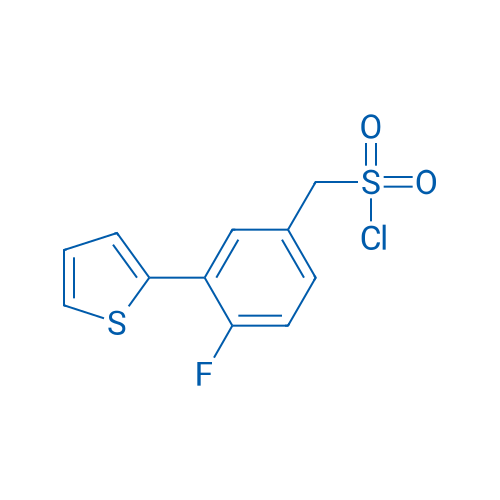 [4-Fluoro-3-(thiophen-2-yl)phenyl]methanesulfonyl chloride 1g