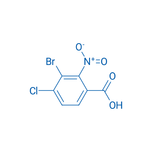 3-Bromo-4-chloro-2-nitrobenzoic acid 100mg