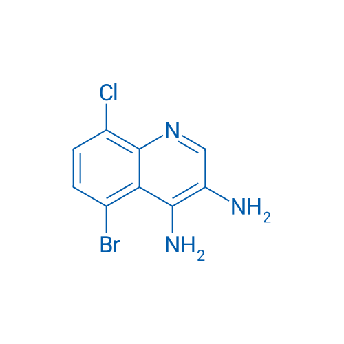 5-Bromo-8-chloroquinoline-3,4-diamine 1g