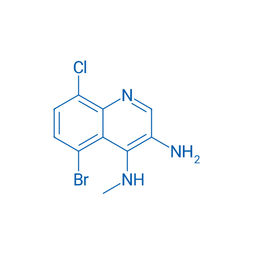 5-Bromo-8-chloro-N4-methylquinoline-3,4-diamine 1g