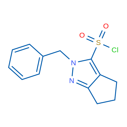 2-Benzyl-2H,4H,5H,6H-cyclopenta[c]pyrazole-3-sulfonyl chloride 1g