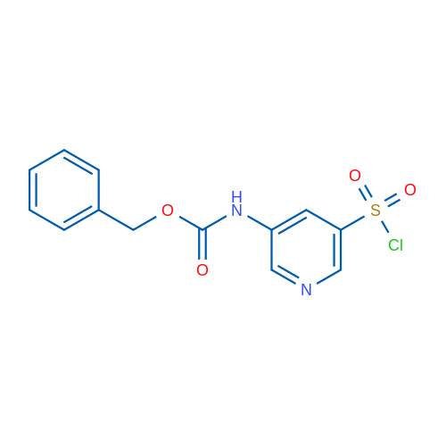 Benzyl N-[5-(chlorosulfonyl)pyridin-3-yl]carbamate 1g