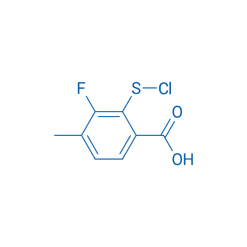 2-(Chlorosulfanyl)-3-fluoro-4-methylbenzoic acid 1g
