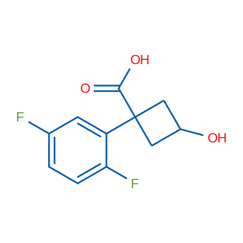1-(2,5-Difluorophenyl)-3-hydroxycyclobutane-1-carboxylic acid 1g