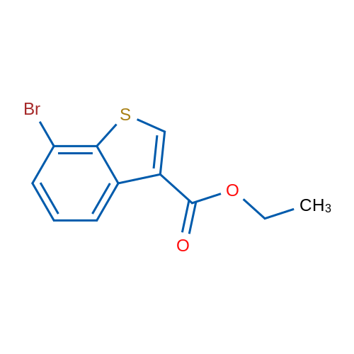 Ethyl 7-bromobenzo[b]thiophene-3-carboxylate 1g