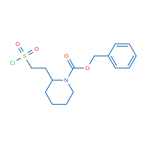 Benzyl 2-[2-(chlorosulfonyl)ethyl]piperidine-1-carboxylate 1g