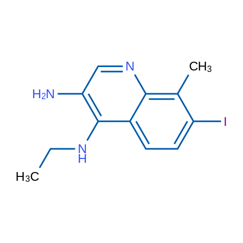 N4-Ethyl-7-iodo-8-methylquinoline-3,4-diamine 1g