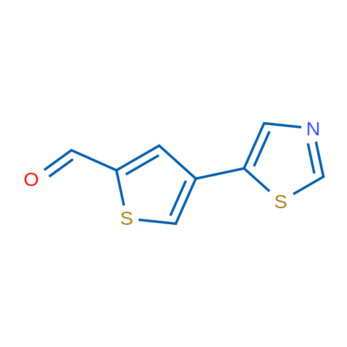 4-(1,3-Thiazol-5-yl)thiophene-2-carbaldehyde 1g