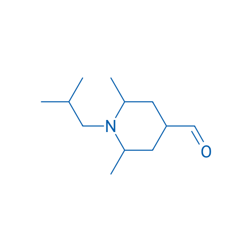2,6-Dimethyl-1-(2-methylpropyl)piperidine-4-carbaldehyde 1g