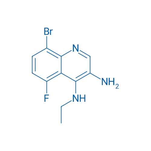 8-Bromo-N4-ethyl-5-fluoroquinoline-3,4-diamine 1g