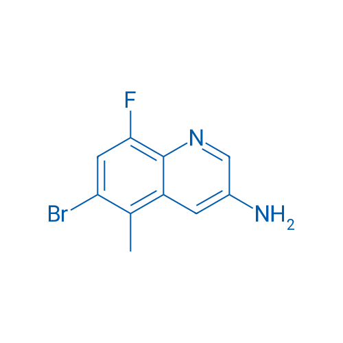 6-Bromo-8-fluoro-5-methylquinolin-3-amine 1g
