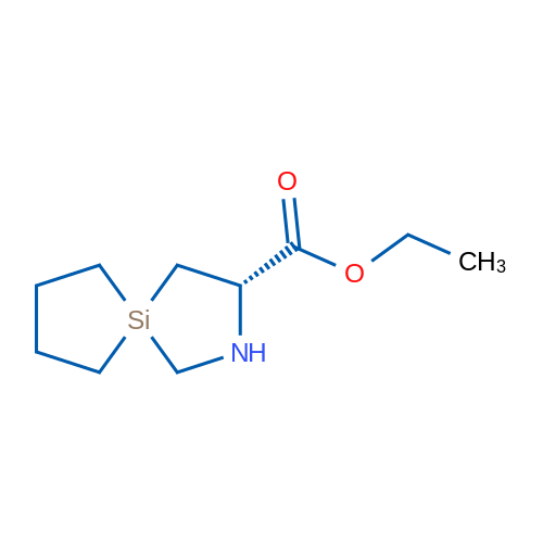 Ethyl (3S)-2-aza-5-silaspiro[4.4]nonane-3-carboxylate 1g