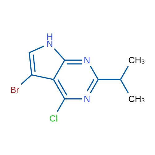 5-Bromo-4-chloro-2-(propan-2-yl)-7H-pyrrolo[2,3-d]pyrimidine 1g