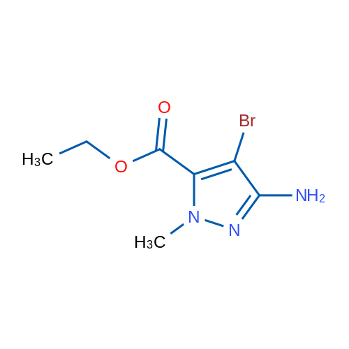 Ethyl 3-amino-4-bromo-1-methyl-1H-pyrazole-5-carboxylate 1g