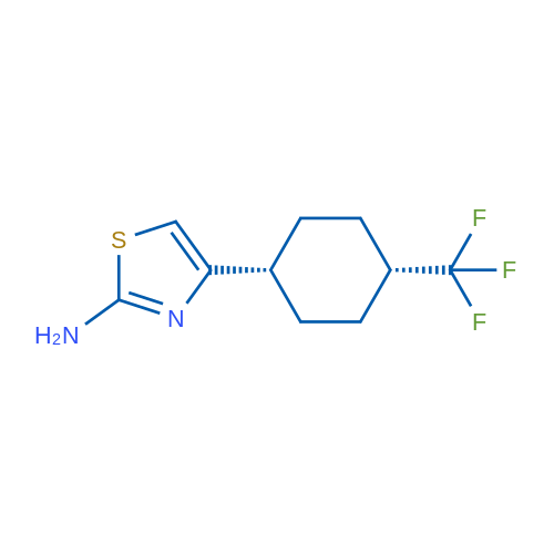 4-[(1S,4s)-4-(trifluoromethyl)cyclohexyl]-1,3-thiazol-2-amine 1g