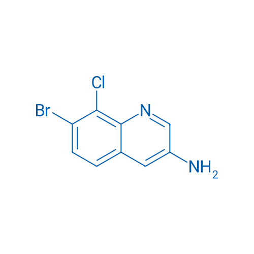7-Bromo-8-chloroquinolin-3-amine 1g
