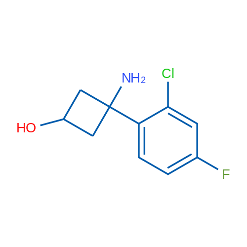 3-Amino-3-(2-chloro-4-fluorophenyl)cyclobutan-1-ol 1g