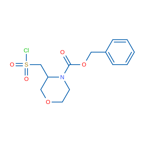Benzyl 3-[(chlorosulfonyl)methyl]morpholine-4-carboxylate 1g