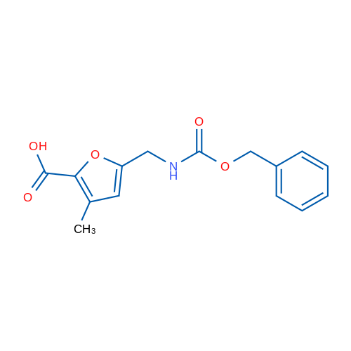 5-({[(benzyloxy)carbonyl]amino}methyl)-3-methylfuran-2-carboxylic acid 1g