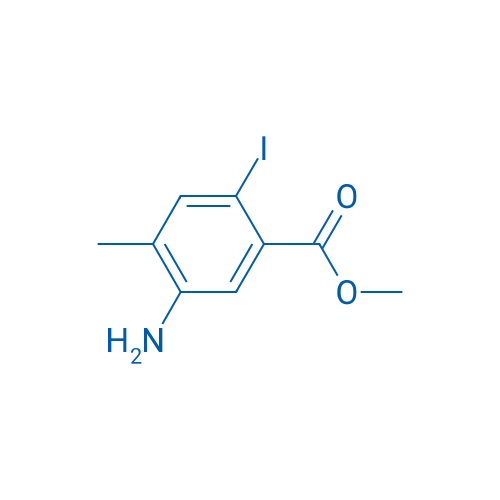 5-Amino-2-iodo-4-methyl-benzoic acid methyl ester 1g
