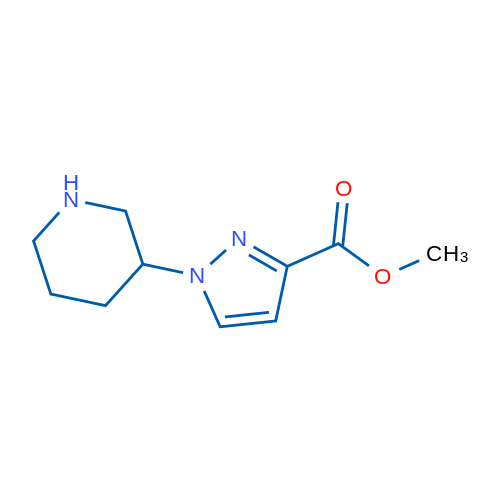 Methyl 1-(piperidin-3-yl)-1H-pyrazole-3-carboxylate 1g