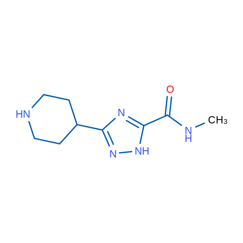 N-Methyl-3-(piperidin-4-yl)-1H-1,2,4-triazole-5-carboxamide 1g
