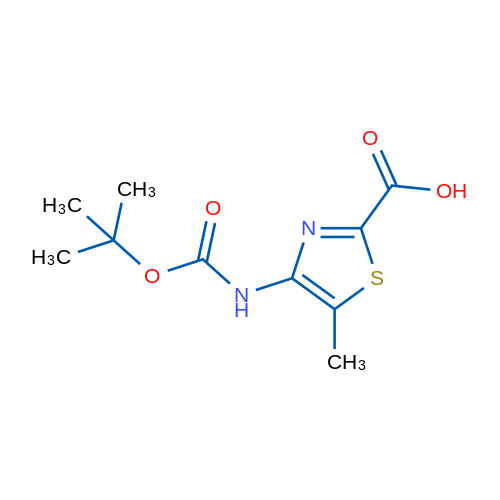 4-{[(tert-butoxy)carbonyl]amino}-5-methyl-1,3-thiazole-2-carboxylic acid 1g