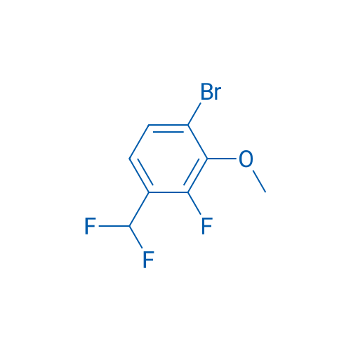 1-Bromo-4-(difluoromethyl)-3-fluoro-2-methoxybenzene 1g