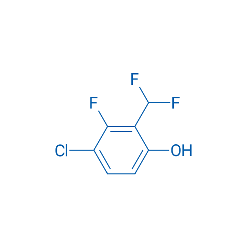 4-Chloro-2-(difluoromethyl)-3-fluoro-phenol 1g