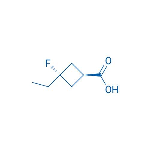 cis-3-ethyl-3-fluorocyclobutane-1-carboxylic acid 250mg