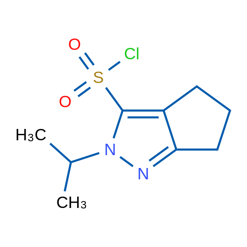 2-(Propan-2-yl)-2H,4H,5H,6H-cyclopenta[c]pyrazole-3-sulfonyl chloride 1g