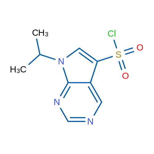 7-(Propan-2-yl)-7H-pyrrolo[2,3-d]pyrimidine-5-sulfonyl chloride 1g