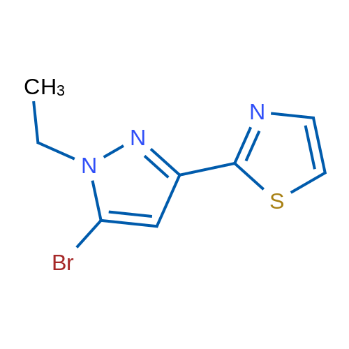 2-(5-Bromo-1-ethyl-1H-pyrazol-3-yl)-1,3-thiazole 1g