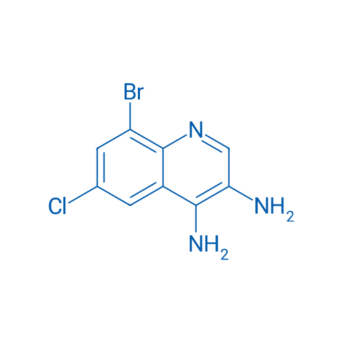 8-Bromo-6-chloroquinoline-3,4-diamine 1g