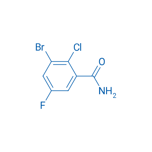 3-Bromo-2-chloro-5-fluorobenzamide 1g
