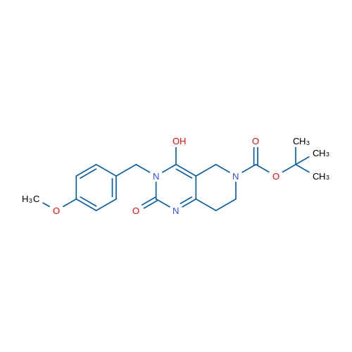 4-HYdroxy-3-(4-methoxy-benzyl)-2-oxo-3,5,7,8-tetrahydro-2h-pyrido[4,3-d]pyrimidine-6-carboxylic acid tert-butyl ester 1g