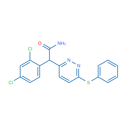 2-(2,4-Dichlorophenyl)-2-[6-(phenylsulfanyl)pyridazin-3-yl]acetamide 1g