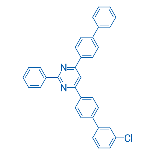 4-([1,1'-Biphenyl]-4-yl)-6-(3'-chloro-[1,1'-biphenyl]-4-yl)-2-phenylpyrimidine 25g