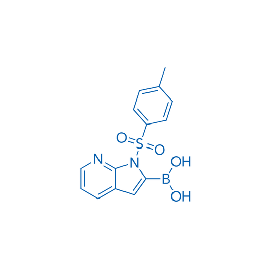 (1-Tosyl-1H-pyrrolo[2,3-b]pyridin-2-yl)boronic acid 100mg