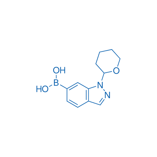 (1-(Tetrahydro-2H-pyran-2-yl)-1H-indazol-6-yl)boronic acid 1g