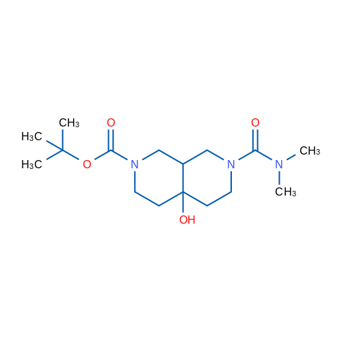tert-Butyl 7-[(dimethylamino)carbonyl]-4a-hydroxyoctahydro-2,7-naphthyridine-2(1h)-carboxylate 1g