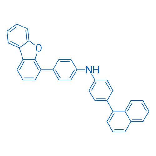 4-(Dibenzo[b,d]furan-4-yl)-N-(4-(naphthalen-1-yl)phenyl)aniline 25g