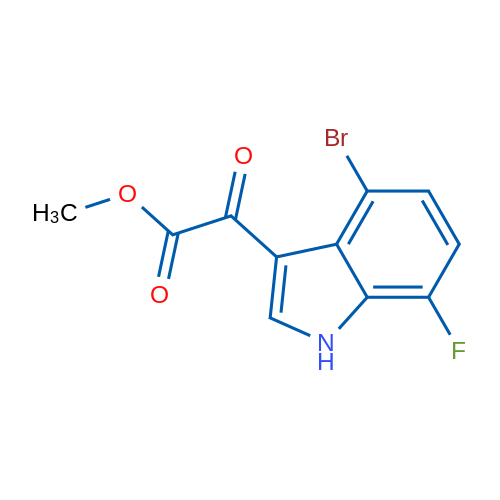 Methyl 2-(4-bromo-7-fluoro-1H-indol-3-yl)-2-oxoacetate 1g