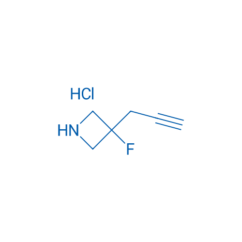 3-Fluoro-3-prop-2-ynyl-azetidine;hydrochloride 1g